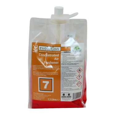 Air Freshener, Cleenol, EV7 Peach, 2x1.5ltr
