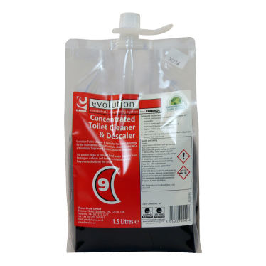 Toilet Cleaner & Descaler, Cleenol, EV9, 2x1.5ltr