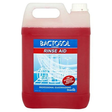 Dishwash Liquid, Bactosol, Rinseaid, 5Ltr
