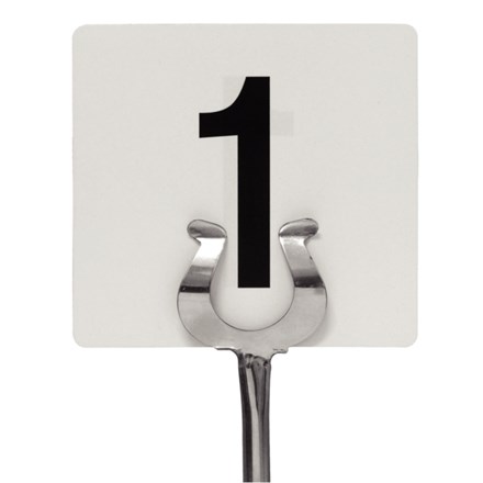 Tableware, Table Numbers, 1-25
