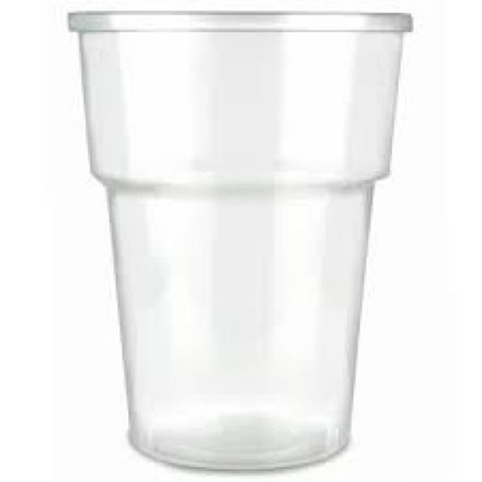 Glassware, Disposable, Flexi-Glass, Pint, 20oz, 600