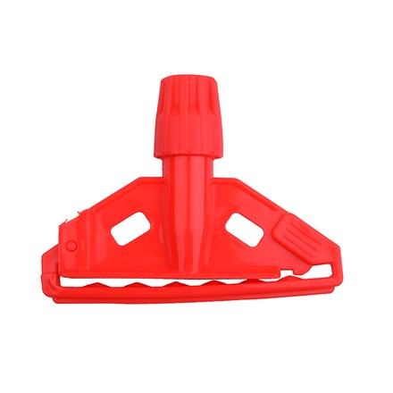 Handle, Kentucky Mop Holder, Alu/Plastic Clip, Red