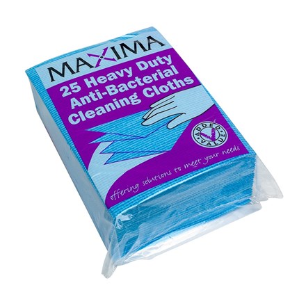 Cloths, Lavette Maxima, Blue, Pack 25