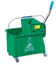 Bucket, Kentucky, Mop/Wringer, Green, 31 Ltr