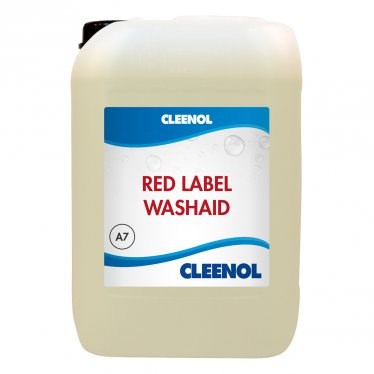 Dishwash Liquid, Cleenol, Red Label, Washaid, 10 Litre