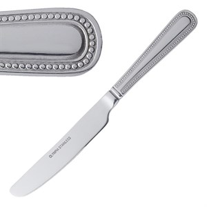 Cutlery, Olympia, Bead, Dessert Knife, Hollow, 12