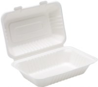Catering, Tray, Bagasse, Lunch Box, 165x250x60mm, 250