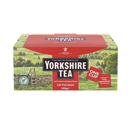 Hospitality, Tea Bags, Yorkshire Tea, Single Envelopes, 200