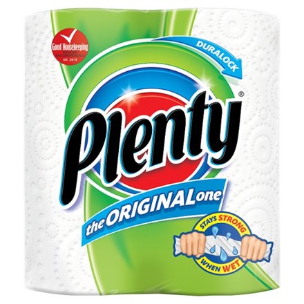 Kitchen Towel, Plenty, 2Ply White, 10 Rolls