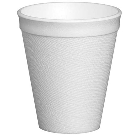 Cups, Foam, White, 10oz, 1000