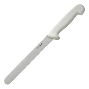 Knife, Hygiplas, Bread, 20.5cm, White