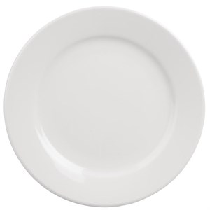 Crockery, Athena, Plate, Wide Rim, 165mm/6.5", 12