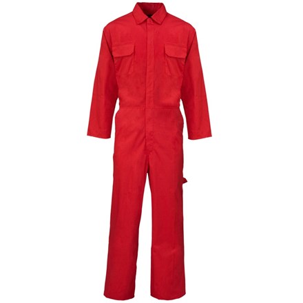Overalls, Polycotton, Red, Medium