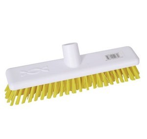 Brush, Hygiene, Deck Scrub, Abbey, Yellow