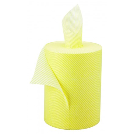 Cloth, Lavette Roll, HydroMax Wavyline, Yellow, 425 Sheets