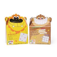 Childrens, Crafti's Kids Bizzi Boxes Assorted Zoo Lion and Monkey