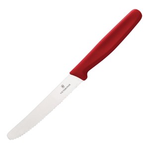 Knife, Victorinox, Tomato, 11cm/4.5", Red