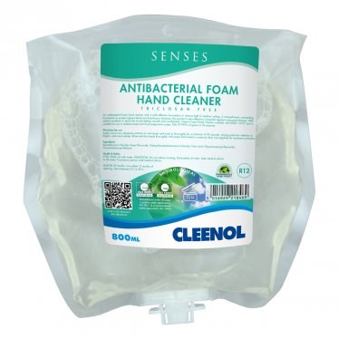 Soap, Hand, Cleenol, Senses, Antibacterial Foam, 3x800ml