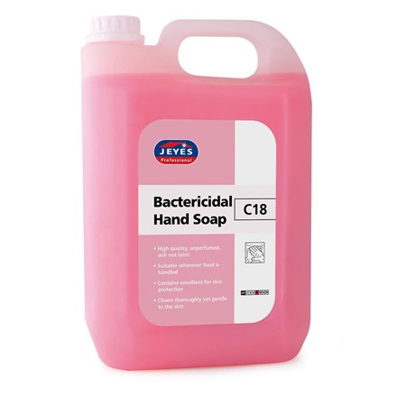 Soap, Jeyes, C18, Pink Pearlised Bactericidal, 5Ltr
