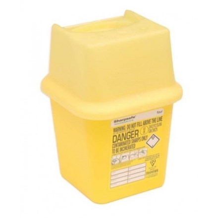 Sharps Disposal Container, 4 Ltr
