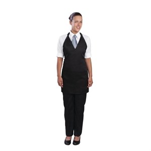 Catering Wear, Apron, Tuxedo, Black