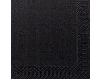 Napkins, Duni, 40cm, 2Ply, Black, 2000