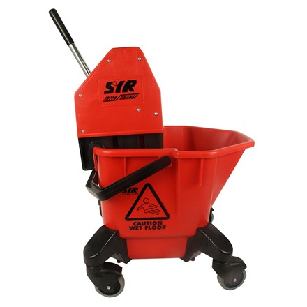 Bucket, Mop/Wringer Unit, SYR TC20, 20 Litre, Red