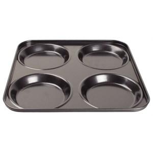 Kitchenware, Yorkshire Pudding Tray, Non-Stick, 4 Pud