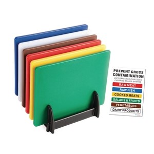 Catering, Chopping Board Set, Colour Coded, 12x455x305, 6