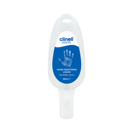 Skin Care, Skin Sanitiser Liquid, Clinell, 60ml