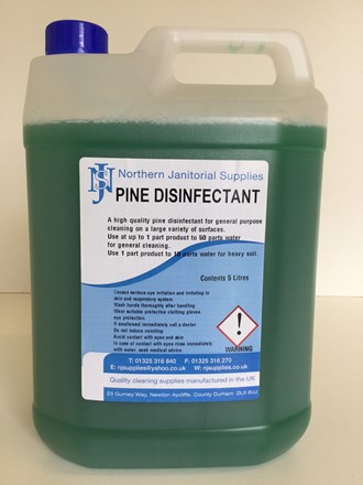 Disinfectant, NJS, Pine, 5 Ltr