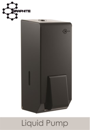 Dispenser, Soap, Liquid, Steel, Graphite Grey, 900ml