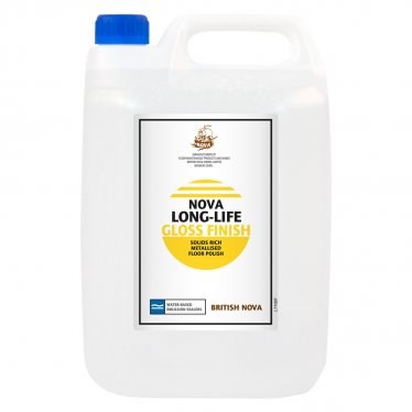 Floor Polish, Nova, Longlife Gloss, 5Ltr