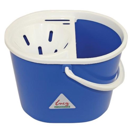 Bucket, Mop, Plastic, Lucy, Oval, Blue
