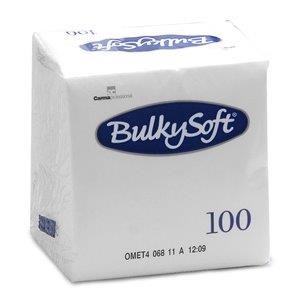 Napkins, BulkySoft, 24cm, 2Ply, White, 4000