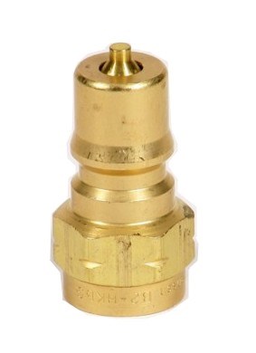 Prochem Male Quick Connect Plug, Brass, 1/4", GU00104