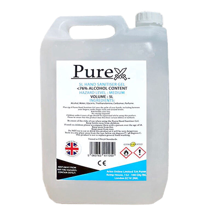Skin Care, Hand Sanitiser Gel, 5Ltr