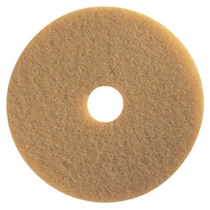 Floor Pads, British Nova, Tan, 14", (356mm), 5 Pads