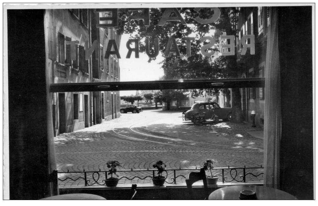 Café du léman depuis l\'interieur 1950 - Notre Histoire Café du léman depuis l\'interieur 1950 - Notre Histoire