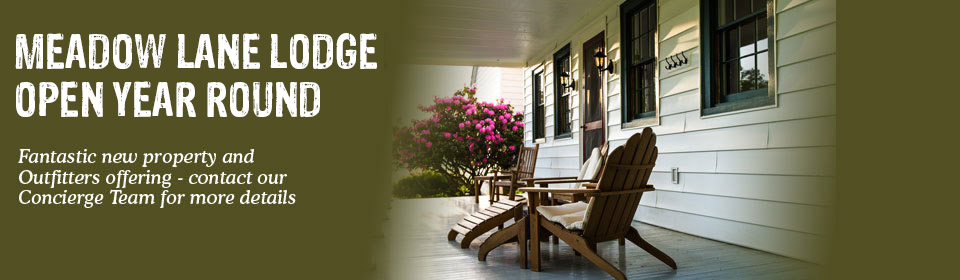 New property and Outfitters offering at Meadow Lane Lodge, Virginia Hot Springs