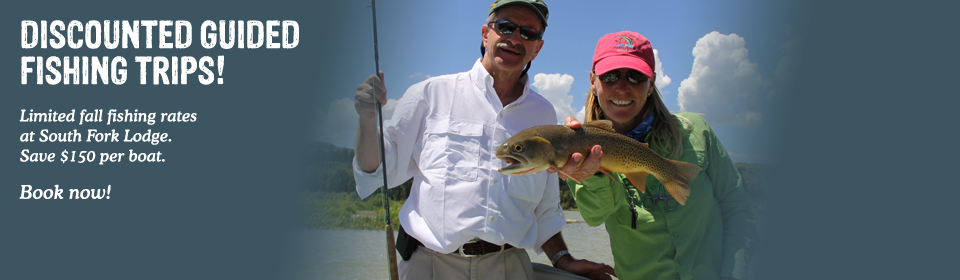 Discounted guided fishing trips at South Fork Lodge