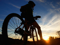 Mountain biking at Playa Blanca, Lanzarote