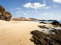 Beautiful beaches at Playa Blanca, Lanzarote
