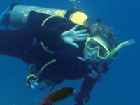 Diving at Playa Blanca, Lanzarote