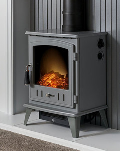 Grey Aviemore Electric Stove 