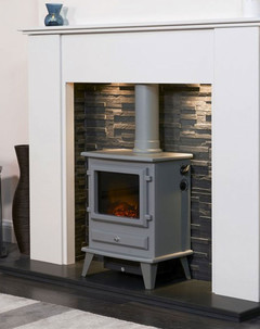 Grey Hudson Electric Stove 