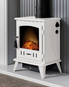 White Aviemore Electric Stove 