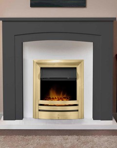 Vela Electric Fire Brass