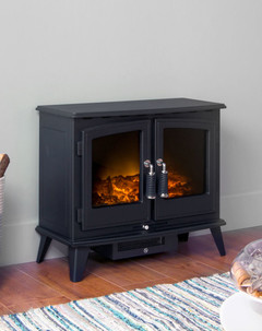Black Woodhouse Electric Stove