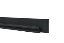 Beton eindpaal met sponning | Antraciet | 10x10x270